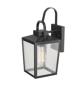 Devens 1-Light Outdoor Wall Sconce Powder Coated Black