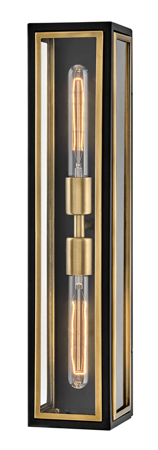 Shaw Large Two Light Sconce in Black