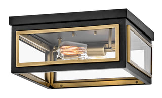 Shaw Medium Flush Mount in Black
