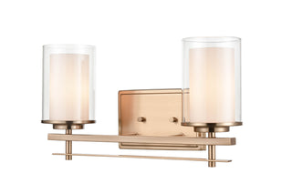 Huderson 2-Light Vanity Modern Gold