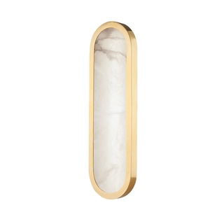 Manhasset Wall Sconce with Aged Brass Finish