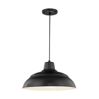 Millennium - RWHC17-SB - One Light Pendant - R Series - Satin Black