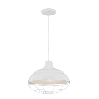 Millennium - RWHC14-WH - One Light Pendant - R Series - White