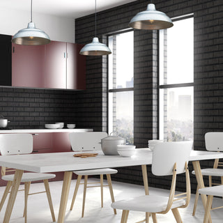 R Series One Light Pendant in Galvanized