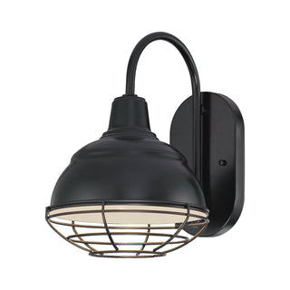 Millennium - RWHWB8-SB - One Light Wall Bracket - R Series - Satin Black