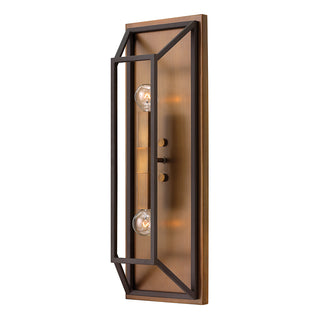 Fulton Large Two Light Sconce in Bronze