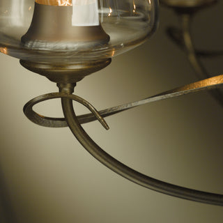 Flora Flora 5 Arm Chandelier in Bronze