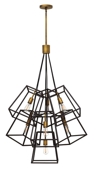 Fulton Medium Seven Light Multi Tier in Bronze