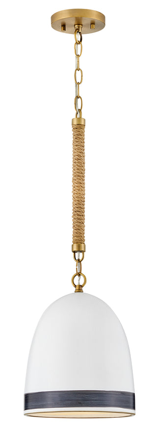 Nash Small Pendant in Heritage Brass