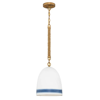 Nash Small Pendant in Heirloom Brass