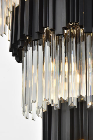 Willow 40 inch Chandelier in Black
