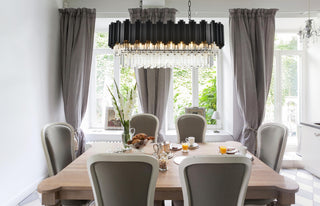 Willow 36 inch Chandelier in Black