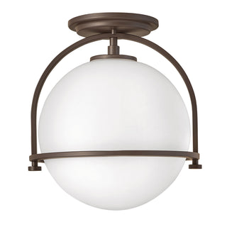 Somerset Small Semi-flush Mount in Buckeye Bronze