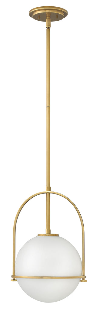 Somerset Small Pendant in Heritage Brass
