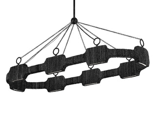 Raffi Large LED Linear in Carbon Black