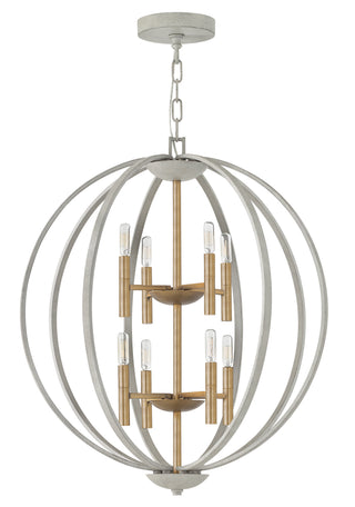 Euclid Medium Two Tier Orb in Cement Gray