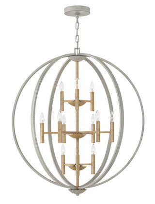 Euclid Double XL Three Tier Orb in Cement Gray