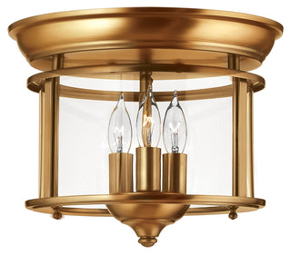 Gentry Small Flush Mount in Heirloom Brass
