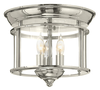 Gentry Small Flush Mount in Polished Nickel