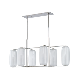 Pebble Linear with Polished Nickel Finish