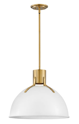 Argo Large Pendant in Polished White