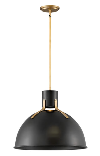 Argo Large Pendant in Satin Black