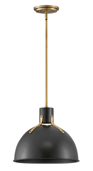 Argo Medium Pendant in Satin Black