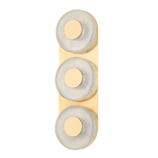 PEARL Wall Sconce In Vintage Brass Finish