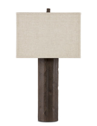 Caravan One Light Table Lamp in Molé Black