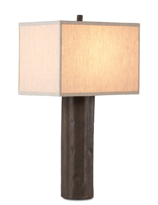 Caravan One Light Table Lamp in Molé Black