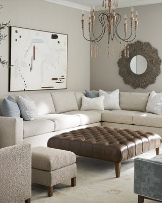 Hannah 12 Light Chandelier in Stockholm White/Rust