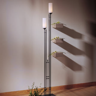Metra Metra Twin Tall Floor Lamp in Natural Iron