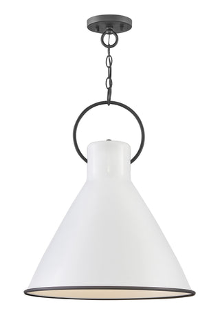 Winnie Large Pendant in Polished White