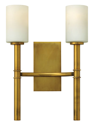 Margeaux Medium Two Light Sconce in Vintage Brass