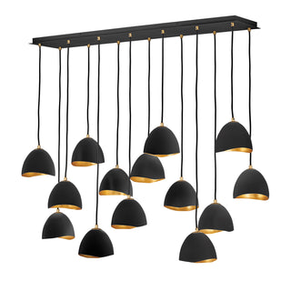 Nula Medium Fourteen Light Linear in Shell Black