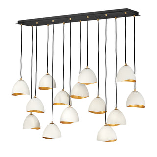 Nula Medium Fourteen Light Linear in Shell White