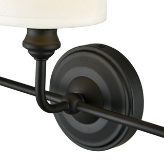 Leena 3-Light Vanity Matte Black
