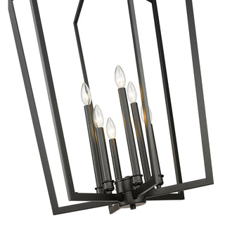 Lizabeth 6-Light Pendant light Matte Black