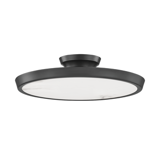 Draper Flush Mount with Old Bronze Finish