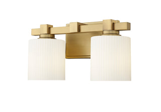 Abelson 2-Light Vanity Vintage Brass