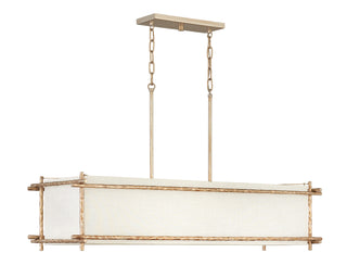 Tress Medium Six Light Linear in Champagne Gold
