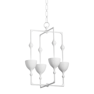 ANTALYA Lantern In GESSO WHITE Finish