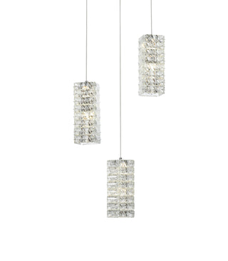 Aston 16 inch LED Pendant in Chrome