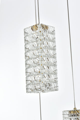 Aston 20 inch LED Pendant in Satin Gold