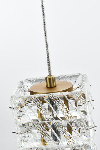 Aston 24 inch LED Pendant in Satin Gold