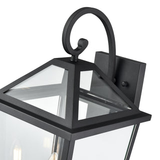 Eston 2-Light Outdoor Wall Sconce Textured Black