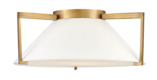 Calla Medium Flush Mount in Brushed Bronze