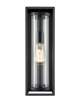 Caleb 1-Light Outdoor Wall Sconce Textured Black
