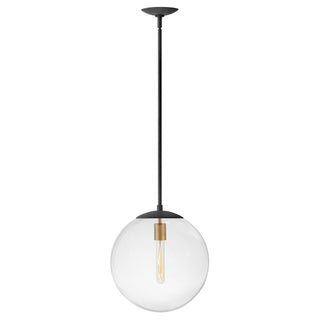 Warby Medium Orb Pendant in Aged Zinc