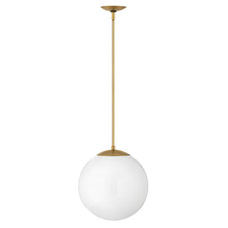 Warby Medium Orb Pendant in Heritage Brass